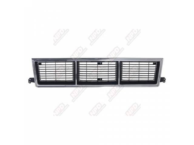 GRILLE / CHROME GMC 83-90