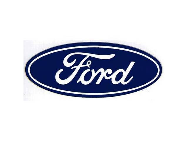 DECAL, EXTERIOR, *FORD* SCRIPT OVAL, 3 INCH