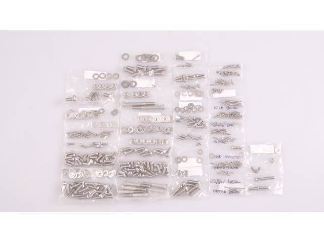 Cab Bolt Kit, Button Head Stainless Steel
