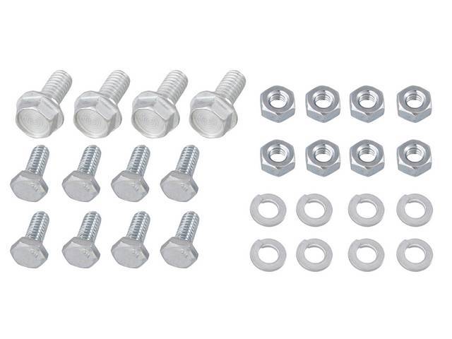 Bed Front Panel Mounting Kit, zinc
