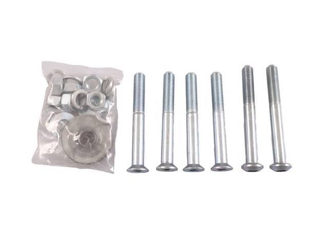 Bed Wood Mounting Kit, zinc