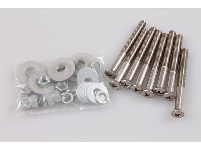 Bed Wood Mounting Kit, zinc