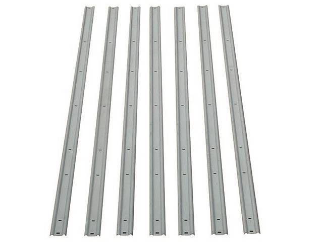 Bed Floor Skid Strip Set, Steel