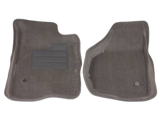 CATCH-ALL, FRONT  FLOOR MAT, GRAY, MOLDED TO