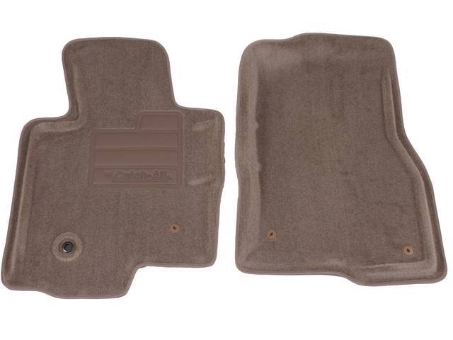 CATCH-ALL, FRONT FLOOR MAT, BEIGE, MOLDED TO