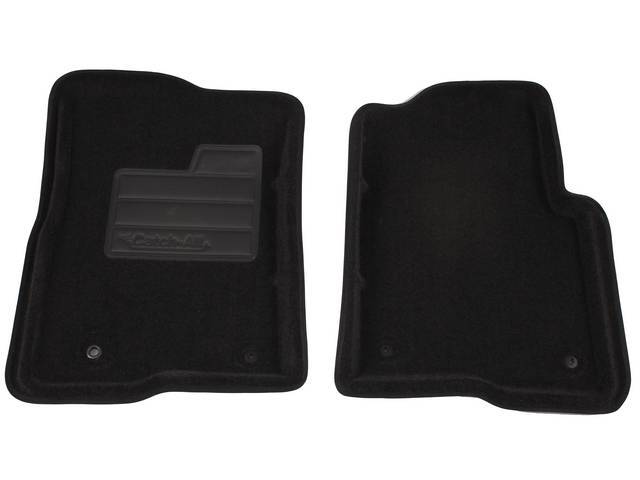 CATCH-ALL, FRONT FLOOR MAT, BLACK, MOLDED TO