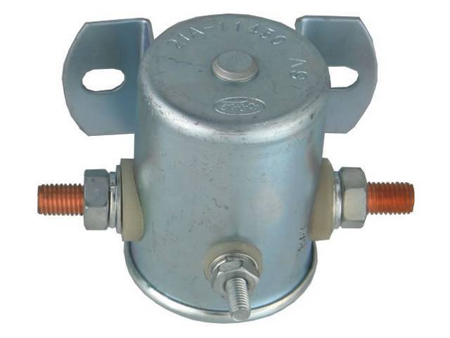 RELAY SWITCH, STARTER SOLENOID, 6V, METAL CAN TYPE