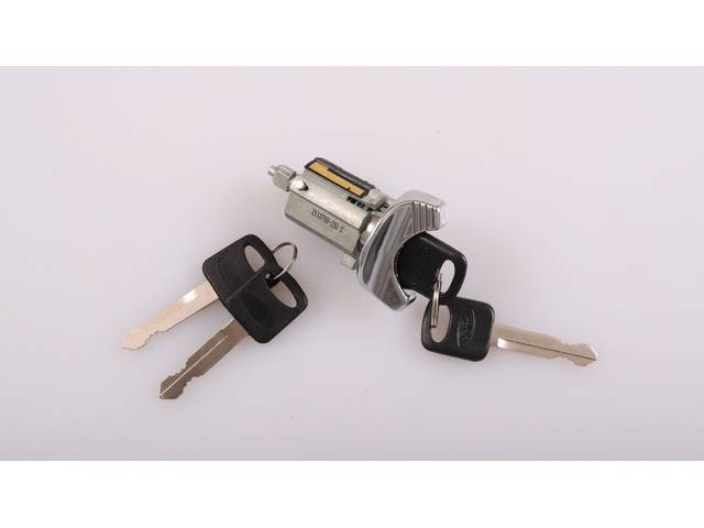CYLINDER AND KEYS, IGNITION SWITCH, BRIGHT FINISH, IMPROVED