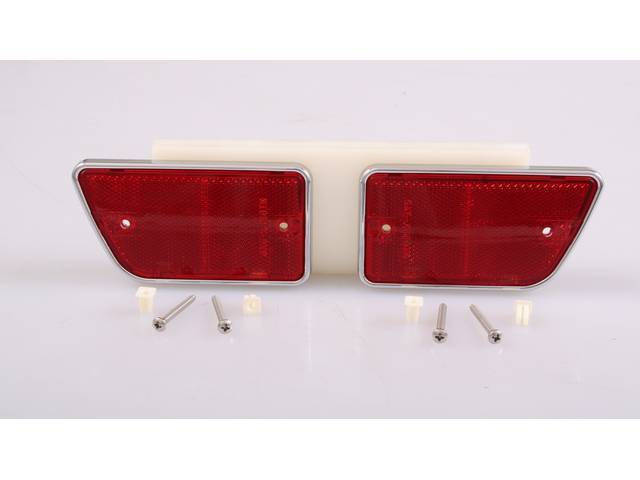 REFLECTOR ASSY, BODY, PAIR, RED