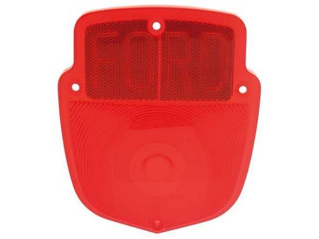 Taillight Lens, Shield style