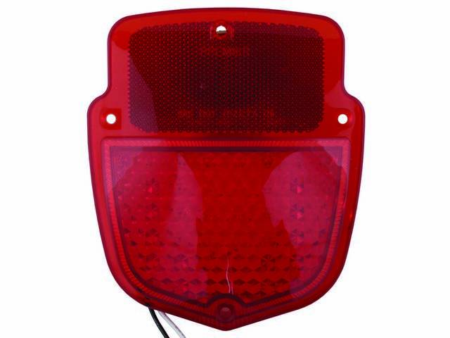 Custom LED Taillight Conversion, RH, Shield Style, Sequential