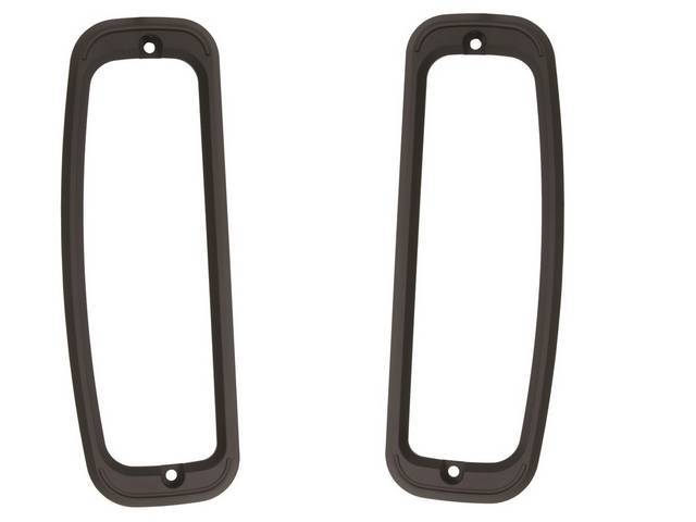 Custom Taillight Doors, Billet Aluminum, black anodized