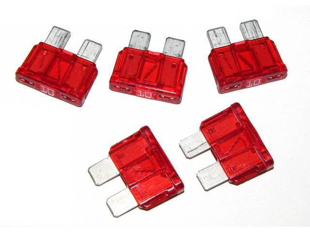 ATC Blade Style Fuse, 10 amp, red