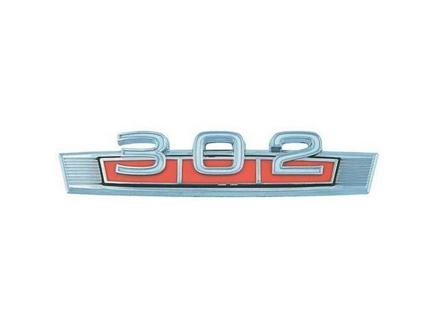 EMBLEM, FENDER SIDE “302”