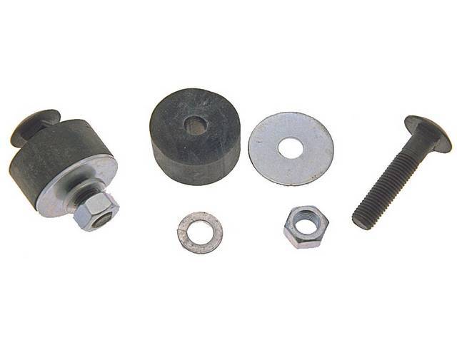 SPACERS, RUBBER RUNNING BOARD