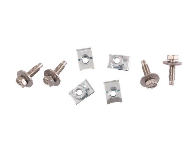 Hood Latch Mounting Kit, Stainless