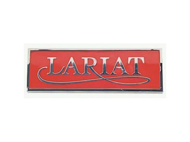 EMBLEM, SIDE, “LARIAT”