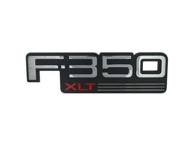 EMBLEM, SIDE, “F350 XLT”