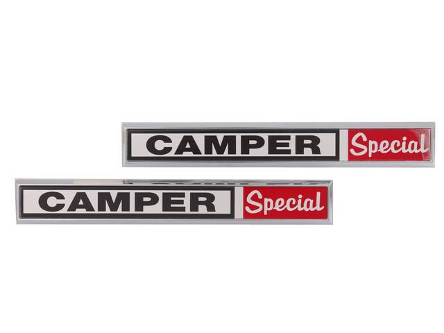 Cowl Side Emblems, “Camper Special”