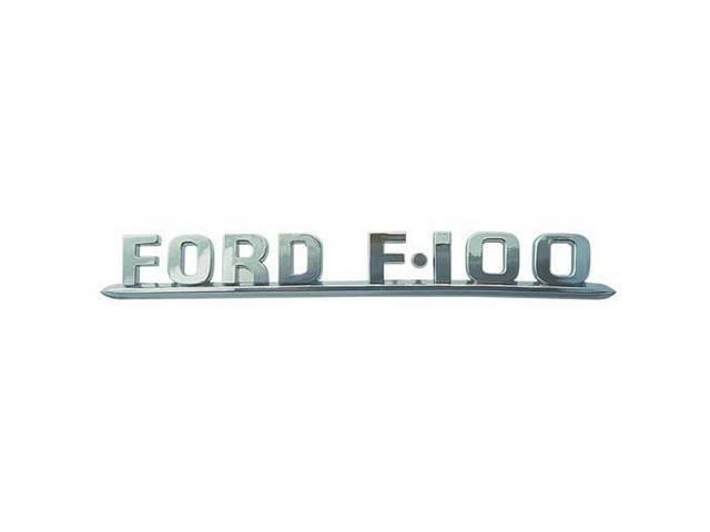 EMBLEM, SIDE, “FORD F 100”