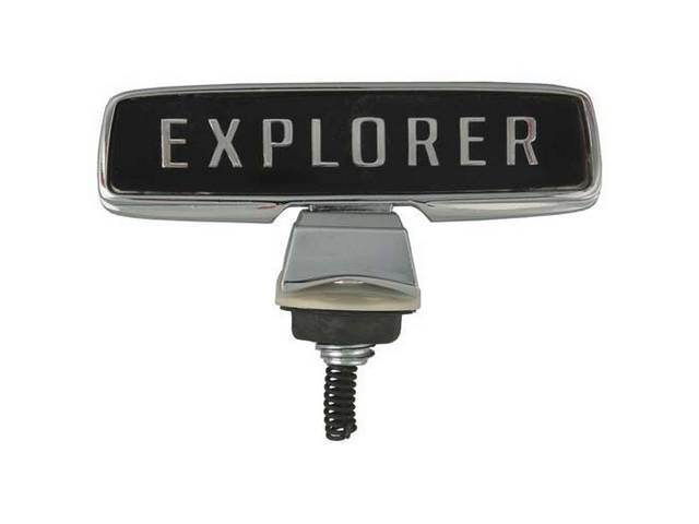 EMBLEM, HOOD TOP “EXPLORER”