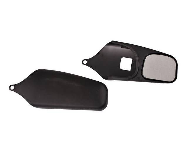 CUSTOM TOWING MIRROR EXTENSION, PAIR, PROVIDES TOWING VISION