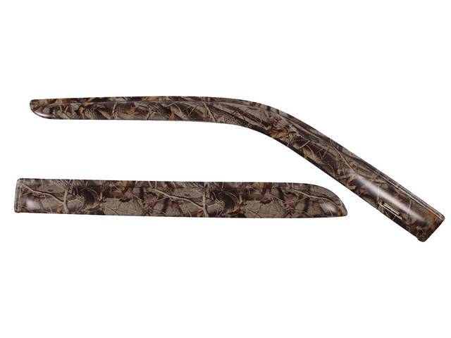 SIDE WIND DEFLECTOR, REALTREE HARDWOODS®, FRONT, PAIR, PROTECTION