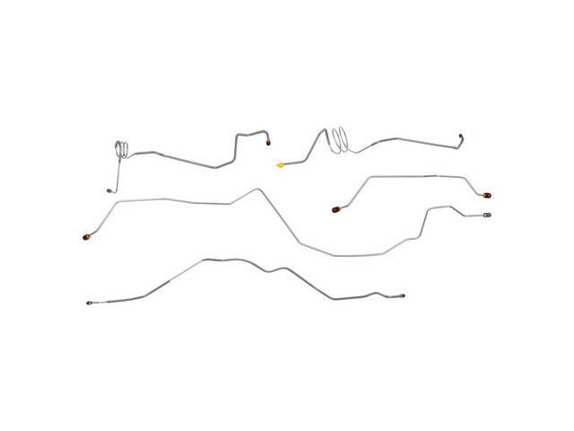 Brake Line Set, Stainless Steel