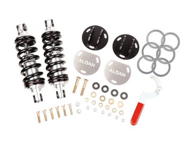 Adjustable Coil Over Front Suspension Conversion Kit, Double Adjustable, 750 pound springs