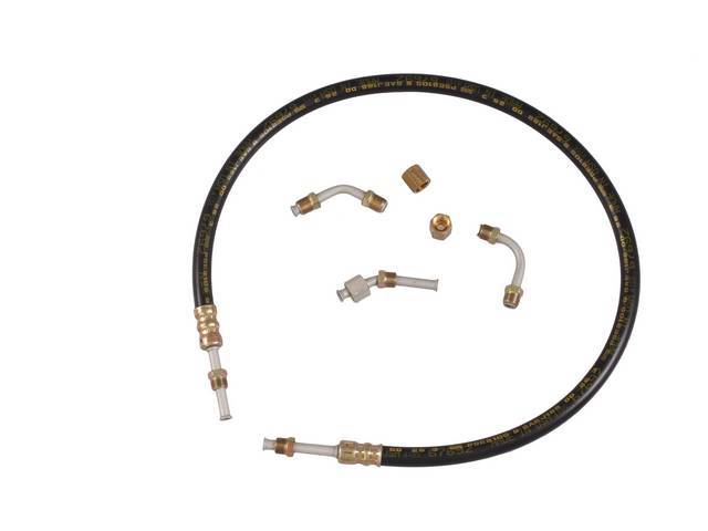 CYLINDER HOSE, POWER STEERING, REPLACEMENT