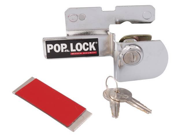 POP AND LOCK, TAILGATE SECURITY, PERMANENT MOUNT, CHROME