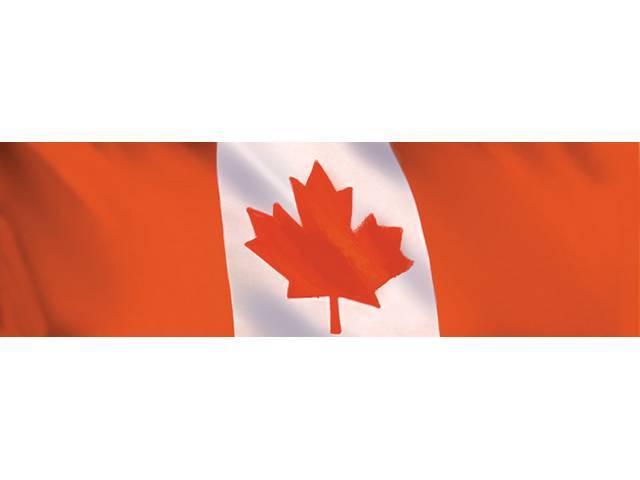 GLASSCAPES, REAR WINDOW GRAPHICS, MAPLE LEAF (CANADIAN FLAG