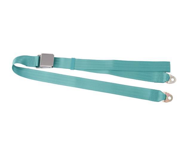 Classic Look 2 Point Seat Belt, turquoise