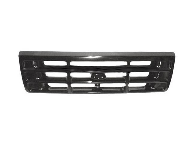 GRILLE, RADIATOR, BLACK, PAINT TO MATCH, REPLACEMENT