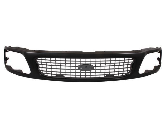 GRILLE, BLACK AND GRAY