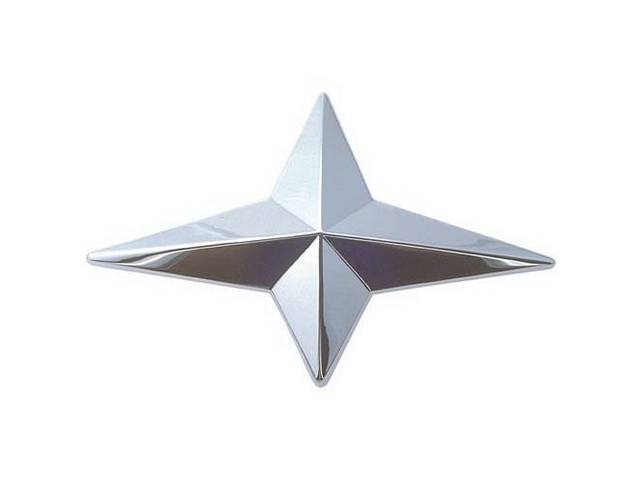 ORNAMENT, GRILLE, 4 POINT STAR