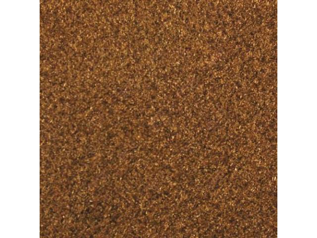 CARPET, CUT PILE NYLON, MOLDED, NUTMEG