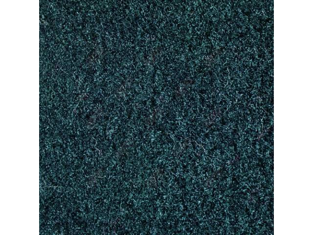 CARPET, CUT PILE NYLON, MOLDED, BLUE