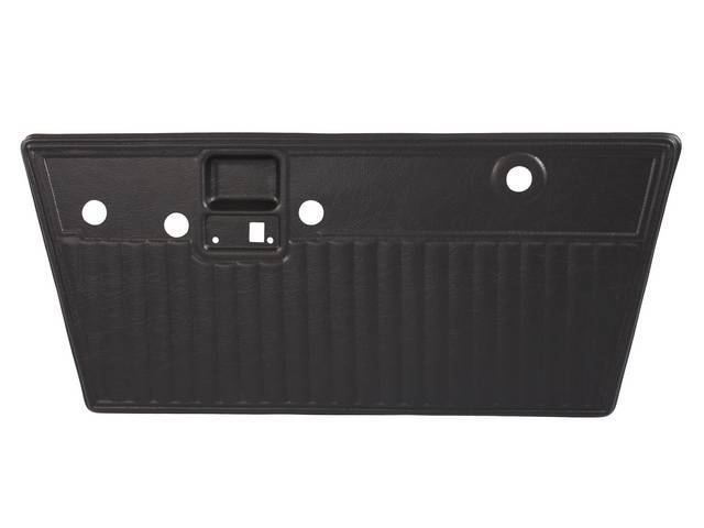 DOOR PANELS, REPLACEMENT PLEATED STYLE, BLACK
