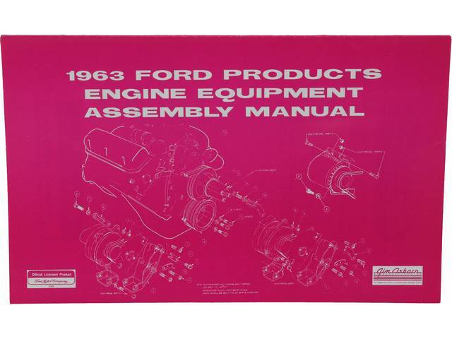 ENGINE EQUIPMENT ASSEMBLY MANUAL, 1963