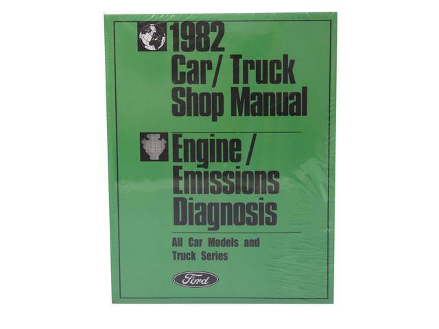 DIAGNOSIS MANUAL, ENGINE AND EMISSIONS, 1982 FORD AND