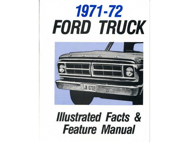 FACTS BOOK, 1971-72 ILLUSTRATED FACTS AND FEATURES