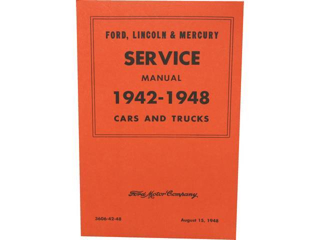 Shop Manual, 1942-1948 Ford Car and Truck