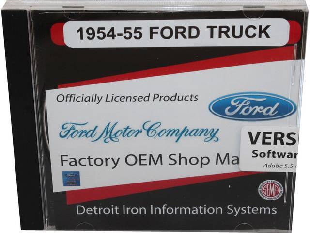 Shop Manual on USB Drive,  1954-1955 Ford Truck