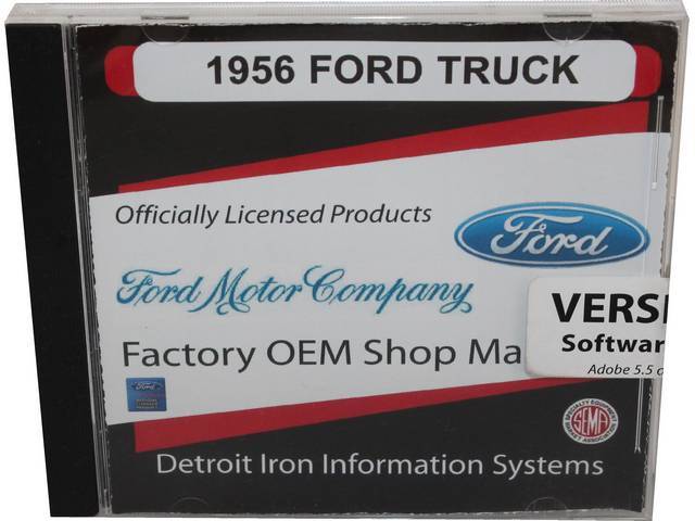 Shop Manual on USB Drive, 1956 Ford Truck