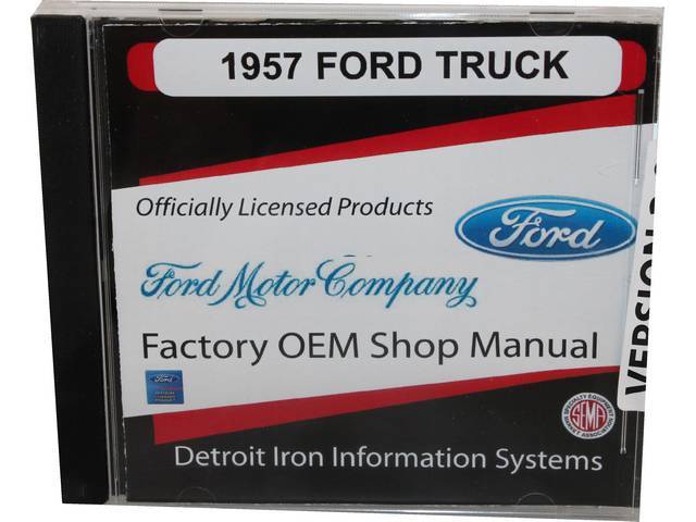 Shop Manual on USB Drive, 1957 Ford truck