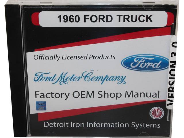 Shop Manual on USB Drive, 1960 Ford Truck