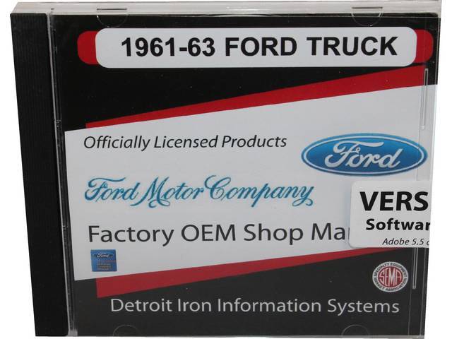 Shop Manual on USB Drive, 1961-1963 Ford Truck