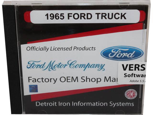 Shop Manual on USB Drive, 1965 Ford Truck