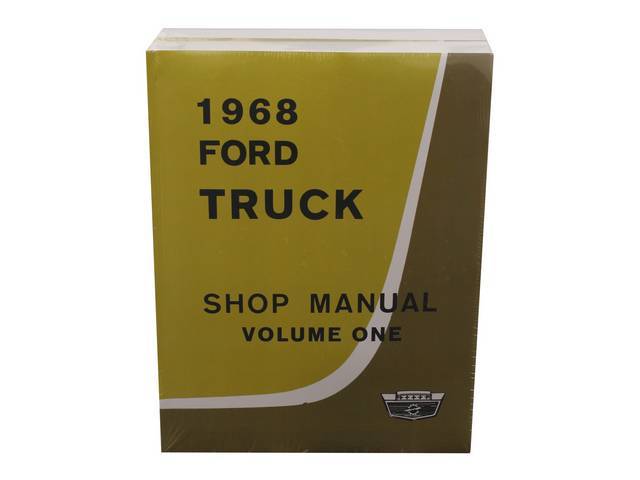 Shop Manual, 1968 Ford truck and Bronco